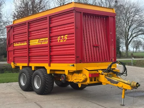 Schuitemaker Rapide  125  S  opraapwagen ladewagen