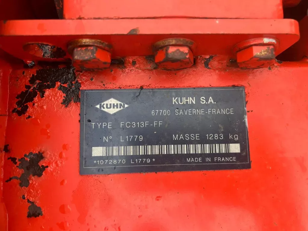 Kuhn FC 883 FF& Fc 313 F-FF Triple maaier Kuhn FC 883 FF& Fc 313 F-FF Triple maaier