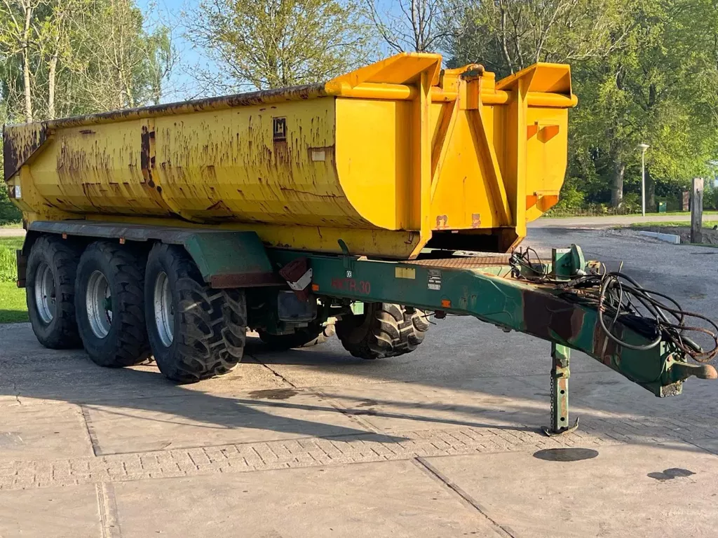 Haldex 3 asser grond dumper kipper grondkar Grondumper Dumper